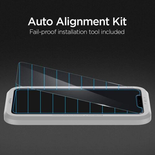 Защитное стекло Spigen для iPhone 11/XR AlignMaster Glas tR, 2 pack (AGL00101): фото 2 - UkrApple