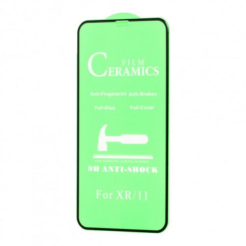 Защитное стекло CERAMIC для iPhone 11 Pro Max /XS Max черный - UkrApple