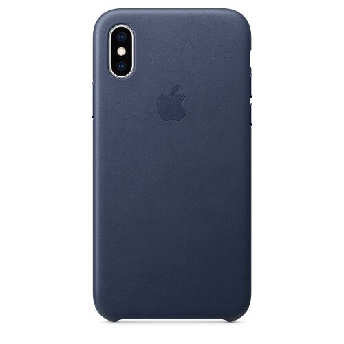 Чехол OEM Leather Case for Apple iPhone XS Max Midnight blue - UkrApple