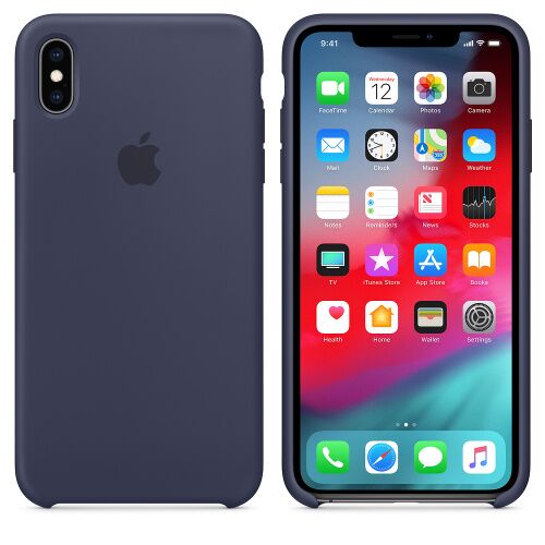 Чехол Silicone Case OEM for Apple iPhone XS Max Midnight Blue - UkrApple