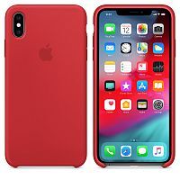 Чехол Silicone Case OEM for Apple iPhone XS Max (Product) Red