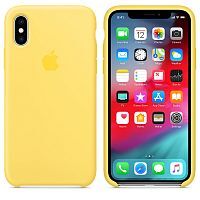 Чехол Silicone Case OEM for Apple iPhone XS Max Canary Yellow