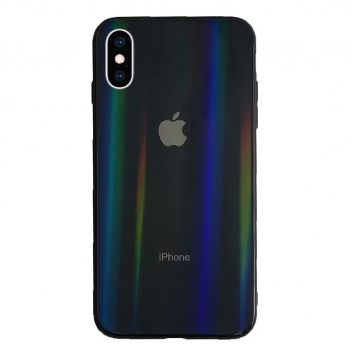 Чехол накладка xCase на iPhone XS Max Glass polaris Case Logo black - UkrApple