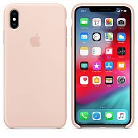 Чехол Silicone Case OEM for Apple iPhone XS Max Pink Sand