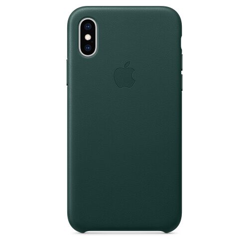 Чехол OEM Leather Case for Apple iPhone XS Max Forest green - UkrApple