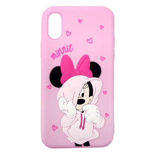 Чехол накладка для iPhone XS Max Disney Minnie Mouse Pink - UkrApple