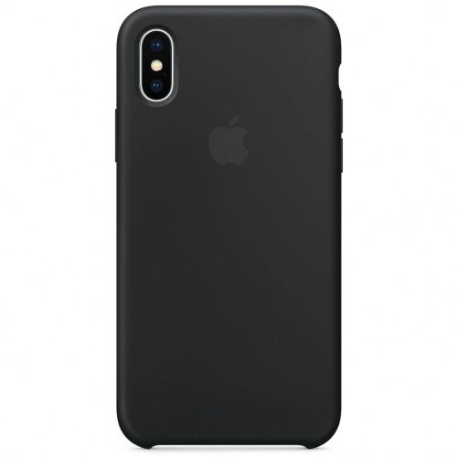 Чехол накладка xCase для iPhone XS Max Silicone Case черный - UkrApple