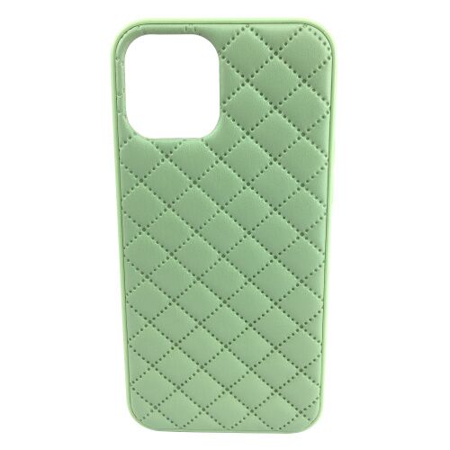 Чехол накладка xCase для iPhone XS Max Quilted Leather case Mint - UkrApple