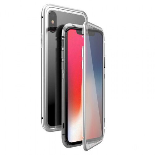 Чехол  накладка xCase для iPhone XS Max Double-sided Magnetic Case transparent white - UkrApple