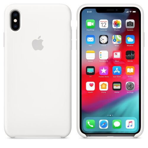 Чехол Silicone Case OEM for Apple iPhone XS Max White - UkrApple
