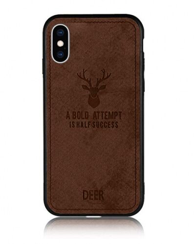 Чехол накладка xCase для iPhone XS Max Soft deer brown - UkrApple