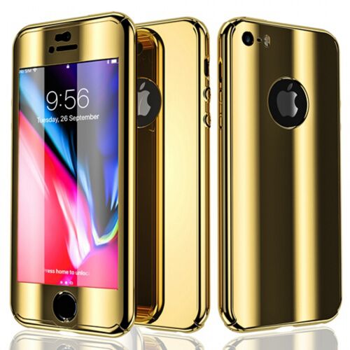 Чехол накладка xCase на iPhone XS Max 360° Mirror Case золотой - UkrApple