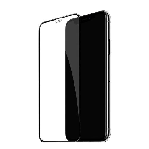Защитное стекло 4D для iPhone XR black тех. уп. - UkrApple