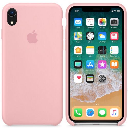 Чехол накладка xCase для iPhone XR Silicone Case светло-розовый: фото 2 - UkrApple