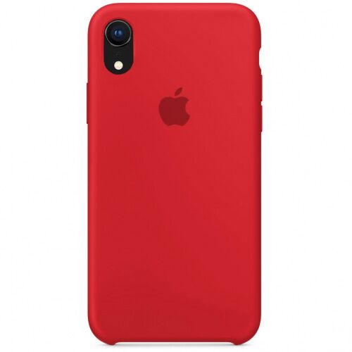 Чехол накладка xCase для iPhone XR Silicone Case красный - UkrApple
