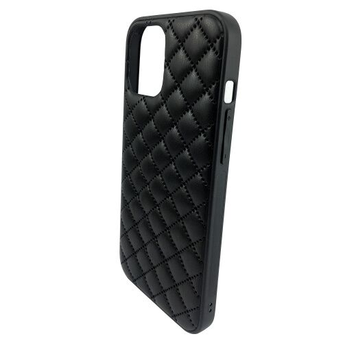 Чехол накладка xCase для iPhone XS Max Quilted Leather case Black: фото 2 - UkrApple