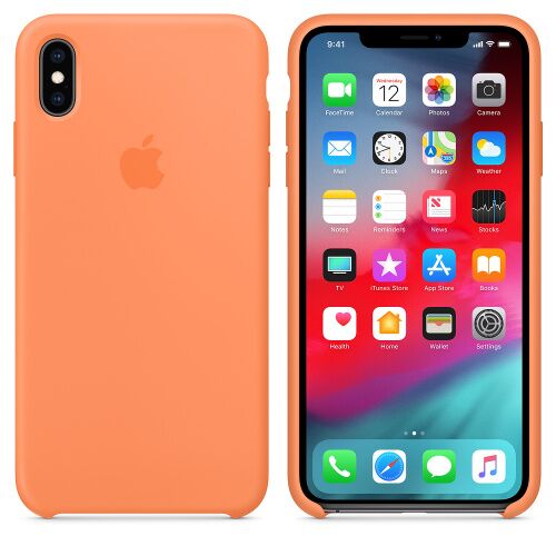 Чехол Silicone Case OEM for Apple iPhone XS Max Papaya - UkrApple