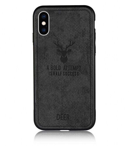 Чехол накладка xCase для iPhone XS Max Soft deer black - UkrApple