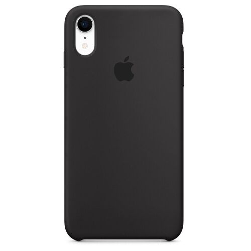 Чехол накладка xCase для iPhone XR Silicone Case темно-коричневый - UkrApple