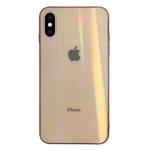 Чехол накладка xCase на iPhone XS Max Glass polaris Case Logo rose gold - UkrApple