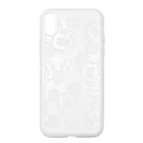 Чехол накладка xCase для iPhone XS Max Mickey Mouse Leather White - UkrApple
