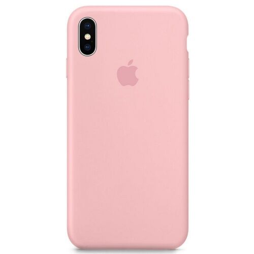 Чехол накладка xCase для iPhone XS Max Silicone Case Full светло-розовый - UkrApple