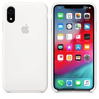 Чехол Silicone Case OEM for Apple iPhone XR White