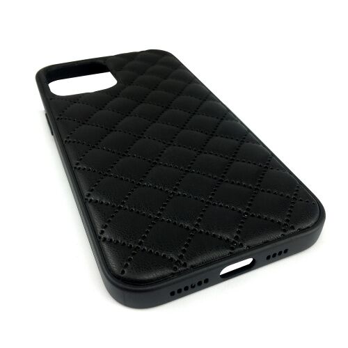 Чехол накладка xCase для iPhone XS Max Quilted Leather case Black: фото 3 - UkrApple