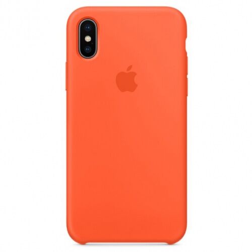 Чехол накладка xCase для iPhone XS Max Silicone Case оранжевый - UkrApple