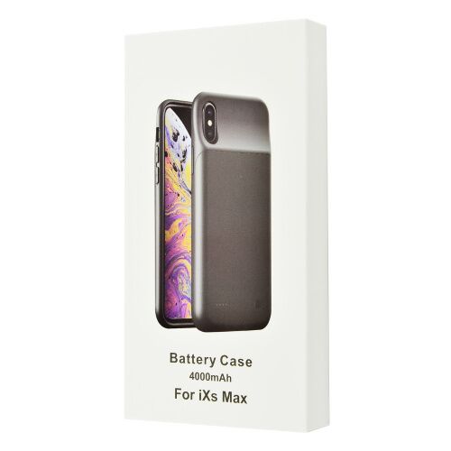 Чехол-аккумулятор Xcase для iPhone XS Max PowerCase 4000 mAh black: фото 2 - UkrApple