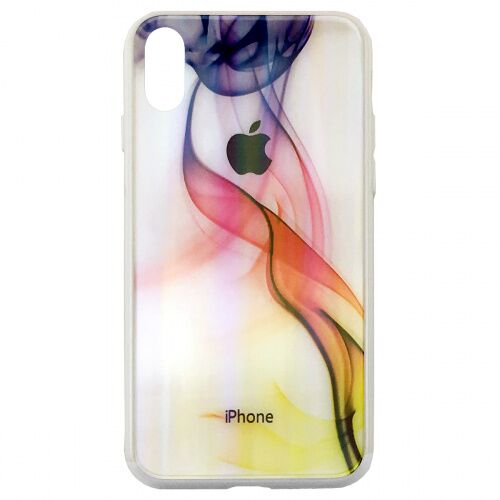 Чехол накладка xCase на iPhone XS Max Polaris Smoke Case Logo white - UkrApple