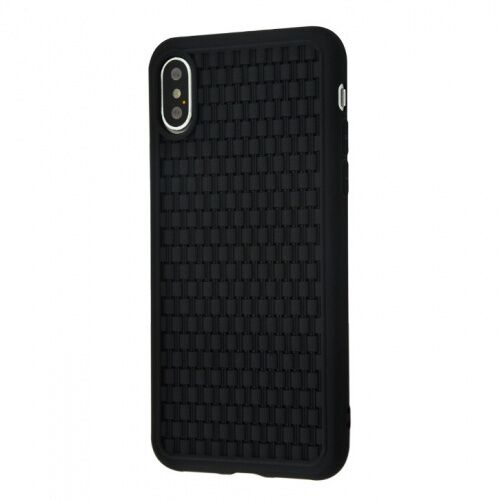 Чехол накладка Baseus для iPhone XS Max Weaving 2nd Case black - UkrApple