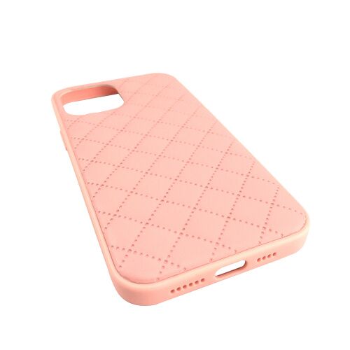 Чехол накладка xCase для iPhone XS Max Quilted Leather case Pink: фото 3 - UkrApple