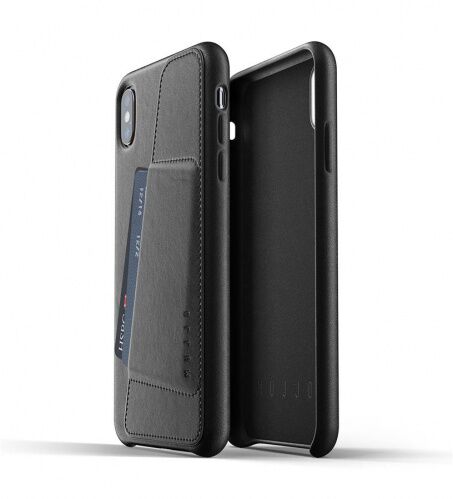 Чехол кожаный MUJJO для iPhone Xs Max Full Leather Wallet, Black - UkrApple