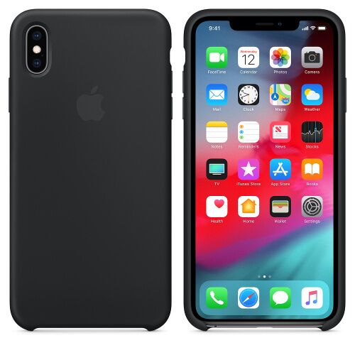 Чехол Silicone Case OEM for Apple iPhone XS Max Black - UkrApple