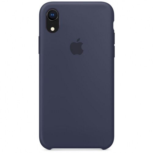 Чехол накладка xCase для iPhone XR Silicone Case темно-синий - UkrApple