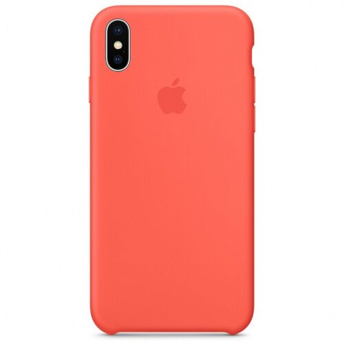 Чехол накладка xCase для iPhone XS Max Silicone Case абрикосовый - UkrApple