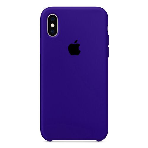 Чехол накладка xCase для iPhone XS Max Silicone Case фиолетовый - UkrApple