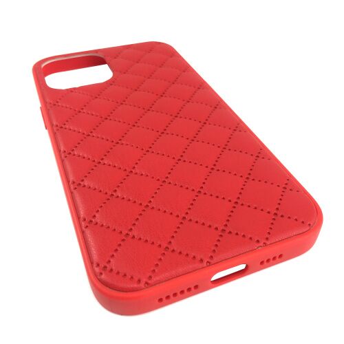 Чехол накладка xCase для iPhone XS Max Quilted Leather case Red: фото 3 - UkrApple