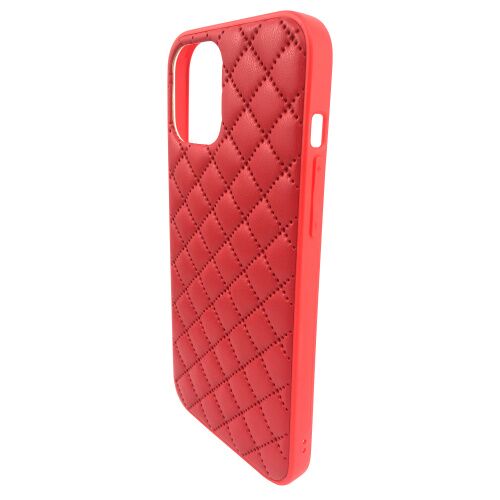 Чехол накладка xCase для iPhone XS Max Quilted Leather case Red: фото 2 - UkrApple