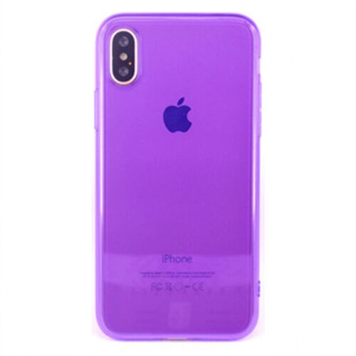 Чехол накладка xCase на iPhone XS Max Transparent Purple - UkrApple