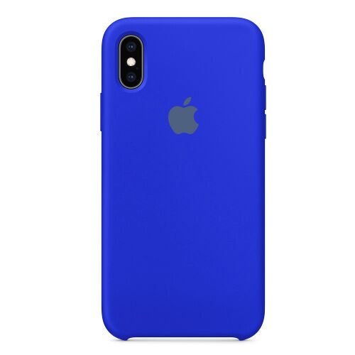 Чехол накладка xCase для iPhone XS Max Silicone Case ультрамарин (ultramarine) - UkrApple