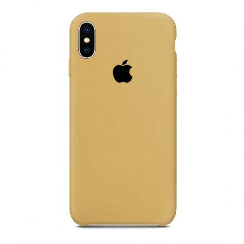 Чехол накладка xCase для iPhone XS Max Silicone Case gold - UkrApple