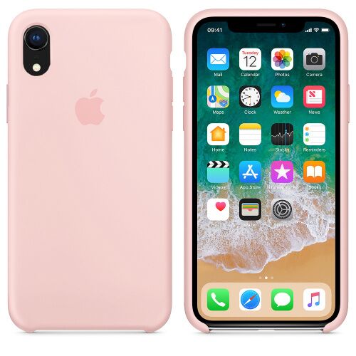 Чехол накладка xCase для iPhone XR Silicone Case бледно-розовый: фото 2 - UkrApple
