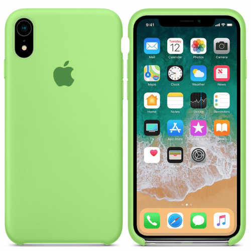 Чехол накладка xCase для iPhone XR Silicone Case ярко-зеленый: фото 2 - UkrApple