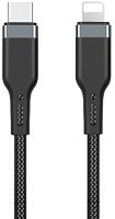 USB кабель Type-C to Lightning 200cm Wiwu Platinum black PT04