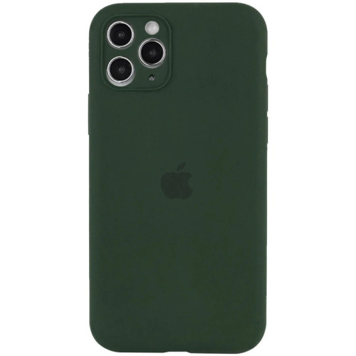 Чохол накладка xCase для iPhone 13 Silicone Case Full Camera Сyprus Green - UkrApple
