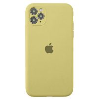 Чохол накладка xCase для iPhone 11 Pro Max Silicone Case Full Camera Mellow yellow