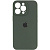 Чохол iPhone 13 Pro Silicone Case Full Camera army green - UkrApple