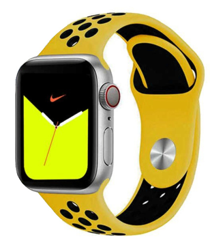 Ремінець xCase для Apple Watch 38/40/41 mm Sport Nike Yellow Black - UkrApple